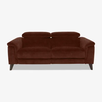 Furniture Village Wade 2 Seater Fabric Power Recliner Sofa - R273 Caramel