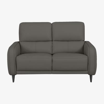 Furniture Village Domicil - Logan 2 Seater Leather Power Recliner Sofa - NN Elephant Grey