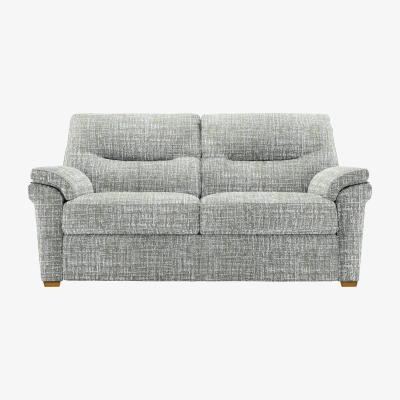 Furniture Village G Plan - Seattle 2.5 Seater Fabric Sofa with Wooden Feet - Shore Oatmeal