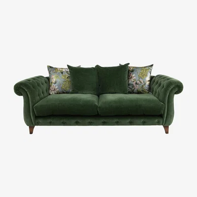 Furniture Village Boutique Palace Fabric 2 Seater Scatter Back Sofa