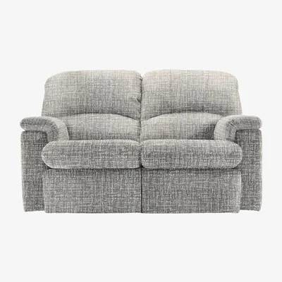 Furniture Village G Plan - Chloe 2 Seater Fabric Power Recliner Sofa - Shore Slate