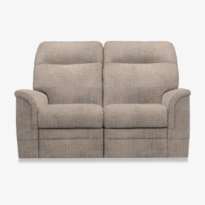 Furniture Village Parker Knoll - Hudson 23 Fabric 2 Seater Power Recliner Sofa - Mocha
