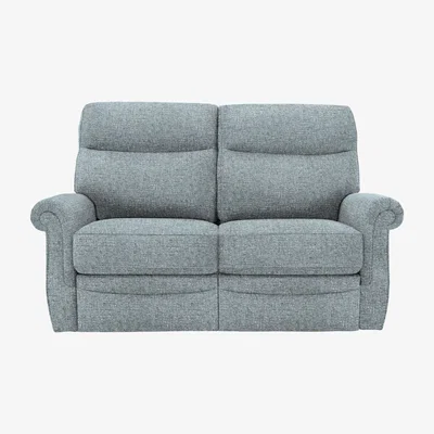 Furniture Village G Plan - Avon 2 Seater Fabric Manual Recliner Sofa - Arola Sky