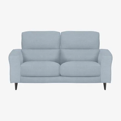 Furniture Village Axel 2 Seater Fabric Sofa - Baby Blue