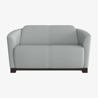 Furniture Village Nicoletti - Ketty 2 Seater Leather Sofa - Grey