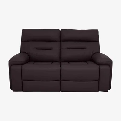 Furniture Village Cinemax 2 Seater Leather Sofa - Starry Grey