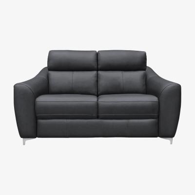 Furniture Village G Plan - Lucca 2 Seater Leather Sofa - No Recliner - Cambridge Petrol Blue