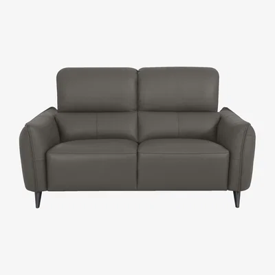 Furniture Village Domicil - Maddox 2.5 Seater Leather Sofa - NP Elephant Grey