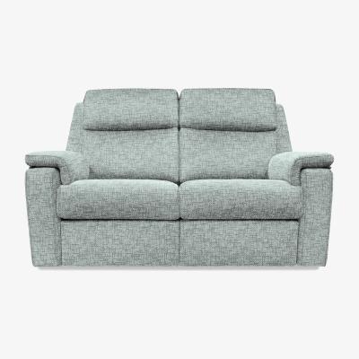 Furniture Village G Plan - Thornbury 2 Seater Fabric Power Recliner Sofa - Remco Light Grey