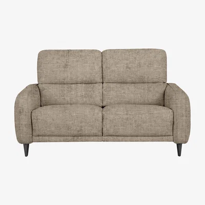 Furniture Village Domicil - Logan 2.5 Seater Fabric Power Recliner Sofa - Sand