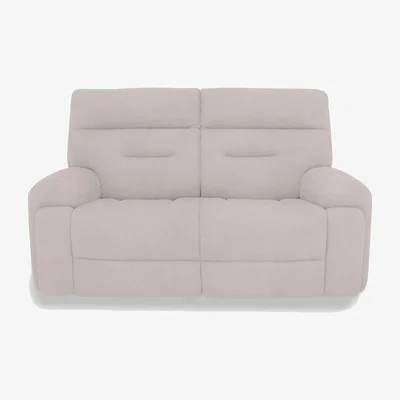 Furniture Village Cinemax 2 Seater Fabric Sofa - Velvet White