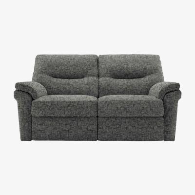 Furniture Village G Plan - Seattle 2 Seater Fabric Power Recliner Sofa with Power Lumbar - Remco Slate