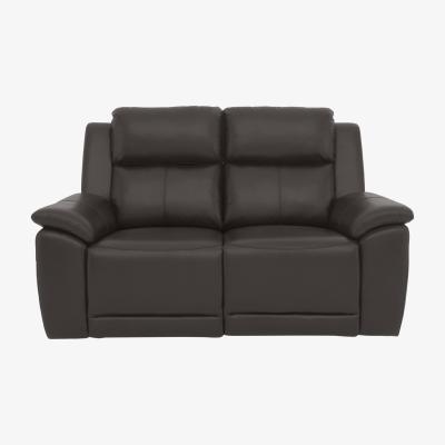 Furniture Village Utah 2 Seater Leather Power Recliner Sofa with Headrests and Power Lumbar - Piompo