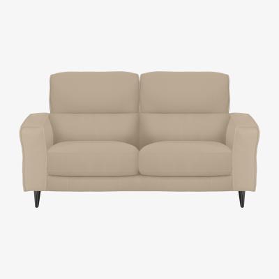 Furniture Village Axel 2 Seater NC Leather Sofa - NC Pebble