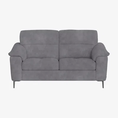 Furniture Village Nicoletti Italia - Maldini 2 Seater Fabric Sofa - Selma Topo