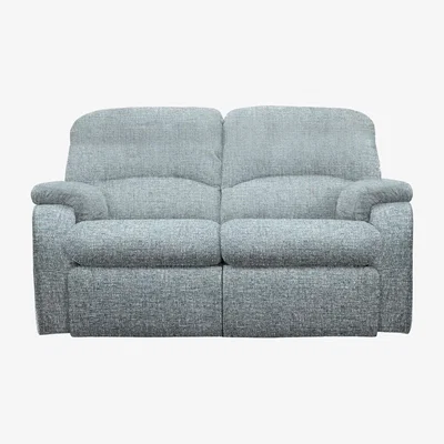 Furniture Village G Plan - Chloe 2 Seater Fabric Power Recliner Sofa - Arola Sky