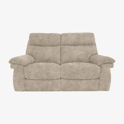 Furniture Village Comfort Story - Serene 2 Seater Fabric Power Recliner Sofa - Cream