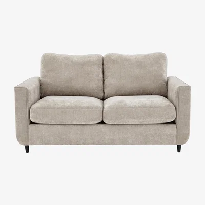 Furniture Village Esprit 2 Seater Fabric Sofa Bed - Silver