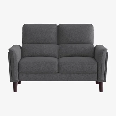 Furniture Village Compact Collection Klein 2 Seater Fabric Sofa - R39 Charcoal