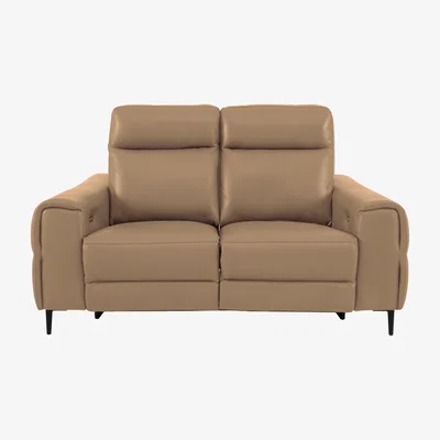 Furniture Village Anakin 2 Seater Leather Power Recliner Sofa with Power Headrest