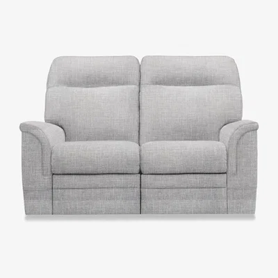 Furniture Village Parker Knoll - Hudson 23 Fabric 2 Seater Power Recliner Sofa - Latitude Duck Egg