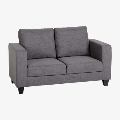 Furniture123 Seconique Grey Fabric Sofa - Seats 2 - Tempo