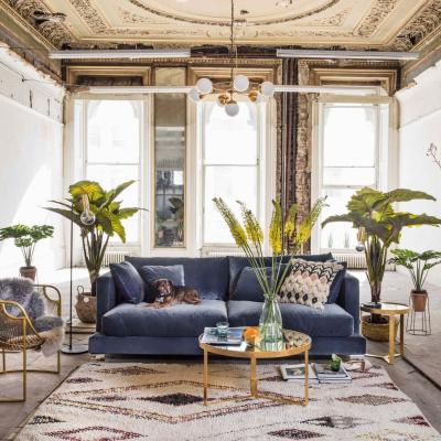 Graham & Green Denver 2 Seater - Earth Laundered Linen