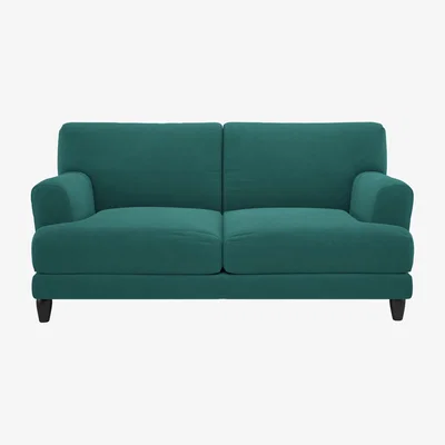 Habitat Habitat Askem 2 Seater Velvet Sofa - Teal