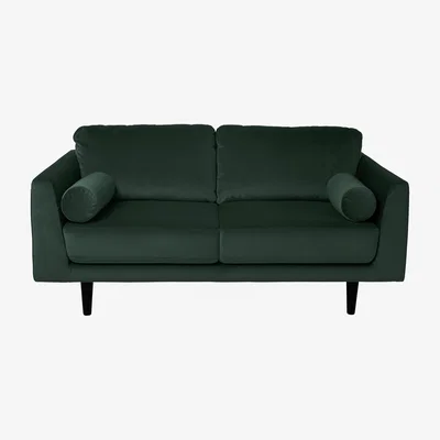 Habitat Habitat Jacob Fabric 2 Seater Sofa - Emerald Green