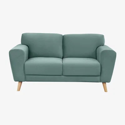 Habitat Habitat Snuggle 2 Seater Velvet Sofa - Teal