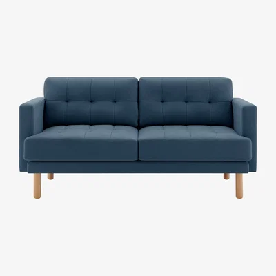 Habitat Habitat Newell Fabric 2 Seater Sofa - Navy