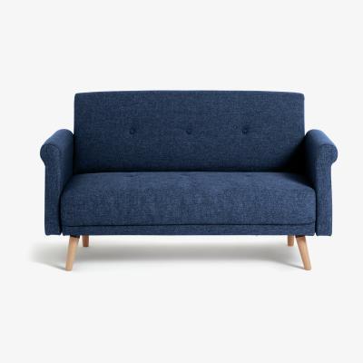 Habitat Habitat Evie 2 Seater Fabric Sofa - Navy