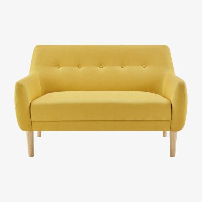 Habitat Habitat Finney Fabric 2 Seater Sofa - Mustard
