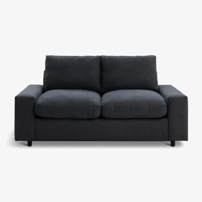 Habitat Habitat Holme Fabric 2 Seater Sofa - Anthracite