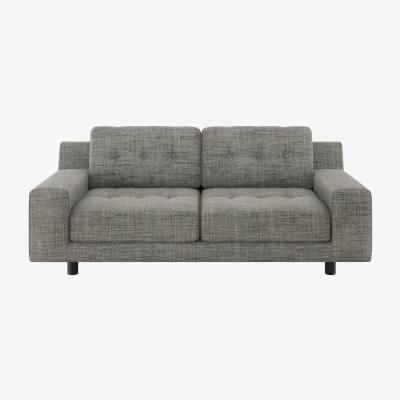 Habitat Habitat Hendricks 2 Seater Fabric Sofa - Black and White