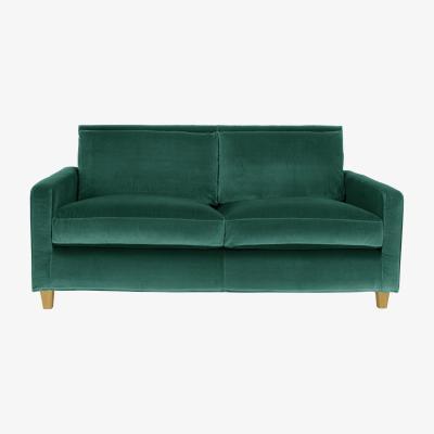 Habitat Habitat Chester 2 Seater Velvet Sofa - Emerald Green