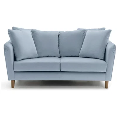 Habitat Habitat Roman 2 Seater Fabric Sofa - Blue