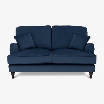 Habitat Habitat Matilda 2 Seater Velvet Sofa - Blue