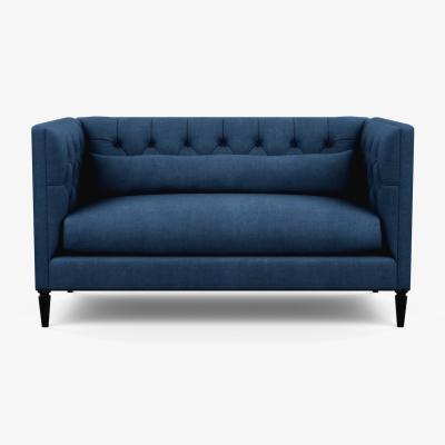 Heal's Heal's Balmoral 2 Seater Sofa Capelo LinenCotton Ink Spot Black Feet - Heal's UK Furniture