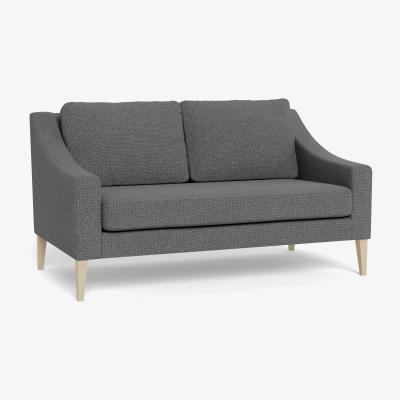 Heal's Heal's Richmond 2 Seater Sofa Tejo Recycled Noir Tinted Ash Feet