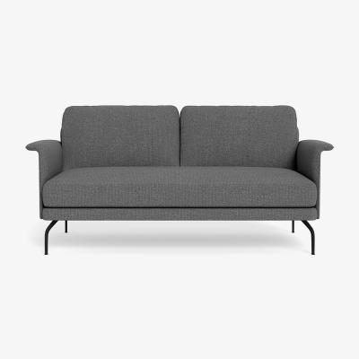 Heal's Heal's Iver 2 Seater Sofa Tejo Recycled Noir Black Feet
