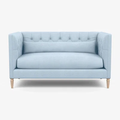 Heal's Heal's Balmoral 2 Seater Sofa Capelo LinenCotton Sea Shanty Natural Feet - Heal's UK Furniture
