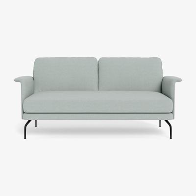 Heal's Heal's Iver 2 Seater Sofa Brushed Cotton Oat Black Feet