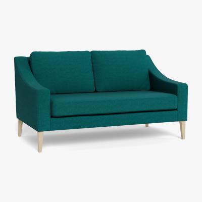 Heal's Heal's Richmond 2 Seater Sofa Brushed Cotton Pine Black Feet - Heal's UK Furniture