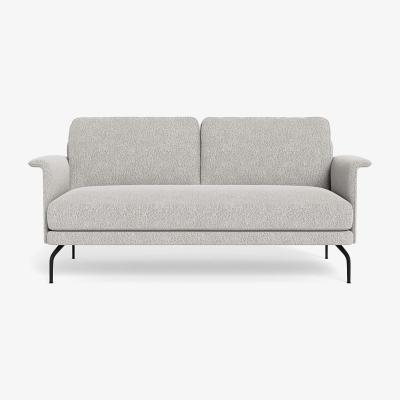 Heal's Heal's Iver 2 Seater Sofa Chunky Boucle Ecru Black Feet