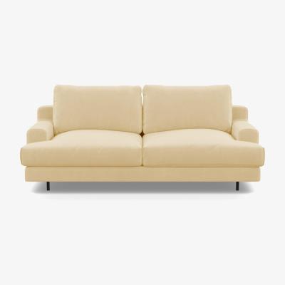 Heal's Heal's Orso 2 Seater Sofa Melton Wool Red Oxide Black Feet - Heal's UK Furniture