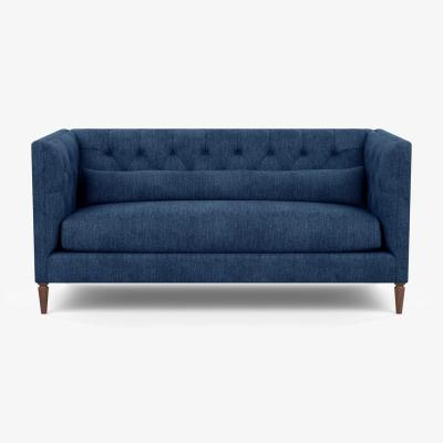 Heal's Heal's Balmoral 3 Seater Sofa Broad Weave Lagoon Walnut Feet - Heal's UK Furniture