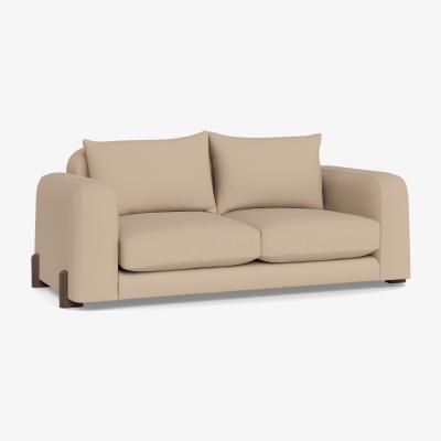 Heal's Heal's Nuvola 2 Seater Sofa Capelo Linen-Cotton Bamboo Natural Oak Feet
