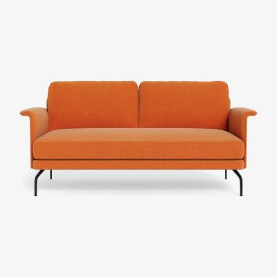 Heal's Heal's Iver 2 Seater Sofa Tejo Recycled Zinnia Black Feet