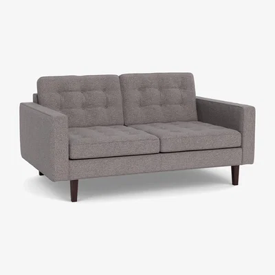 Heal's Heal's Hepburn 2 Seater Loop Boucle Granite Walnut - Heal's UK Furniture